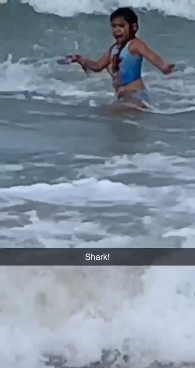 May 2021 - 6 yr. old girl has close encounter with shark on a beach in Hawaii