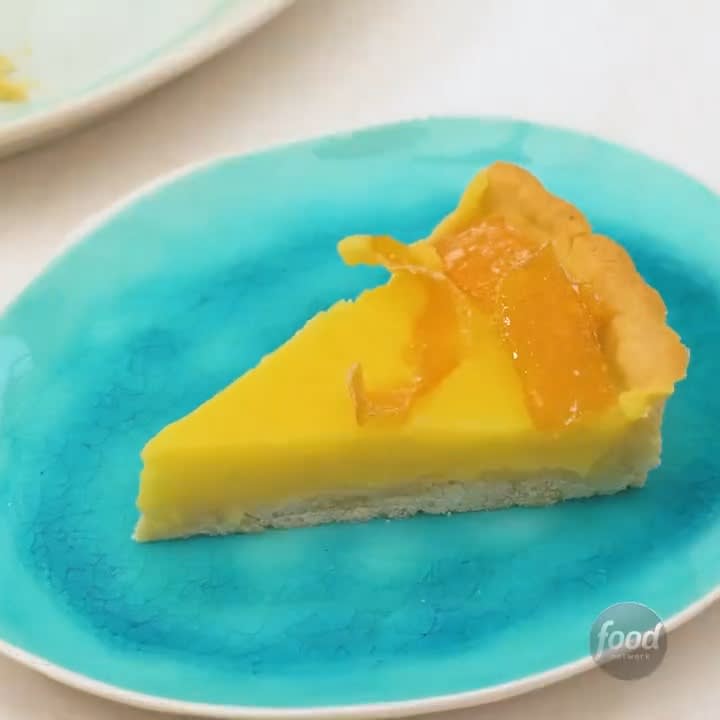 Recipe of the Day: Meyer Lemon Curd Tart with Candied Lemon Peels Get the recipe: