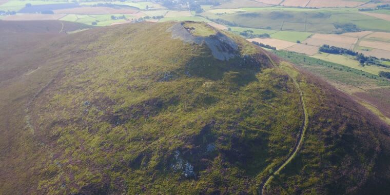 A huge Scottish hillfort was the largest settlement in medieval Britain