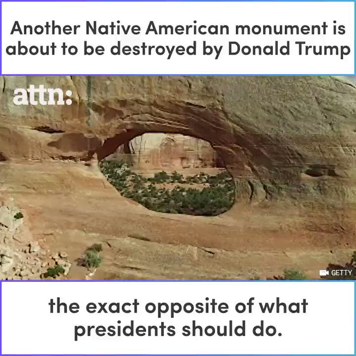 Another Native American monument is about to be destroyed by Donald Trump, the exact opposite of what presidents should do.