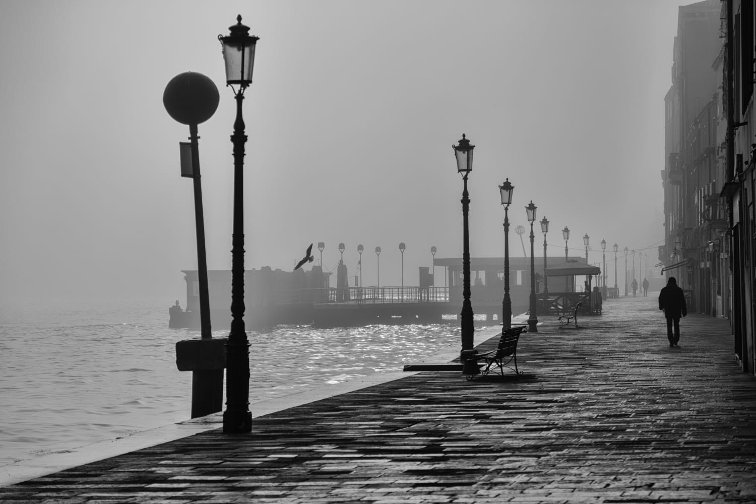 Misty walks in Venice, Italy (Photo credit to Philippe Mignot)