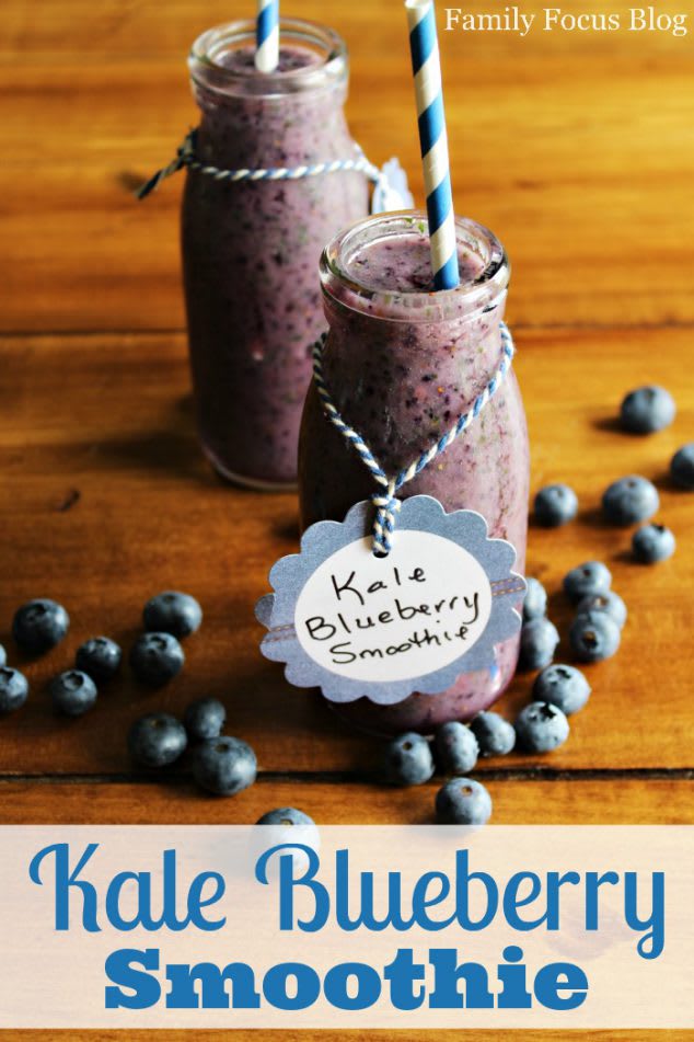 Delicious Kale Blueberry Smoothie Even The Kids Will Love
