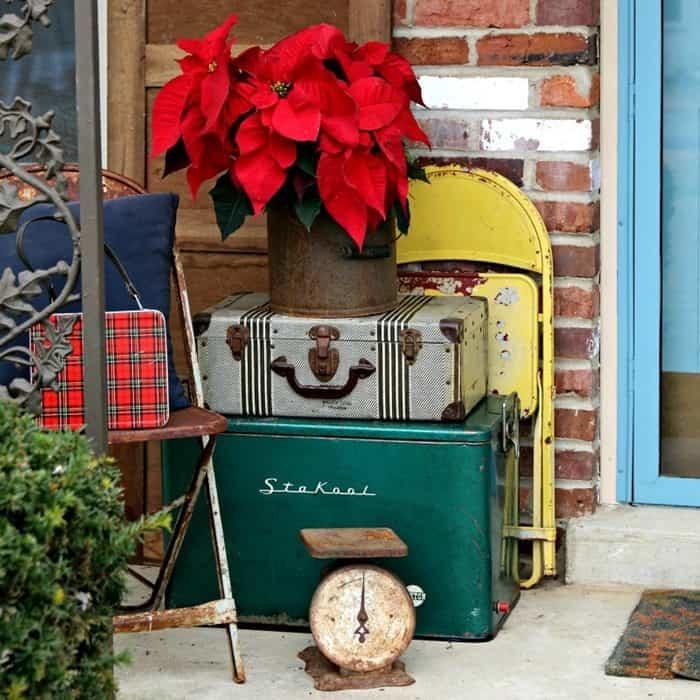 Christmas Porch Decorating With My Favorite Vintage Finds