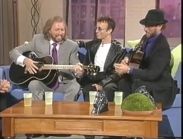 Here’s the Bee Gees covering the Take That hit song “How Deep Is Your Love” from the mid 90's