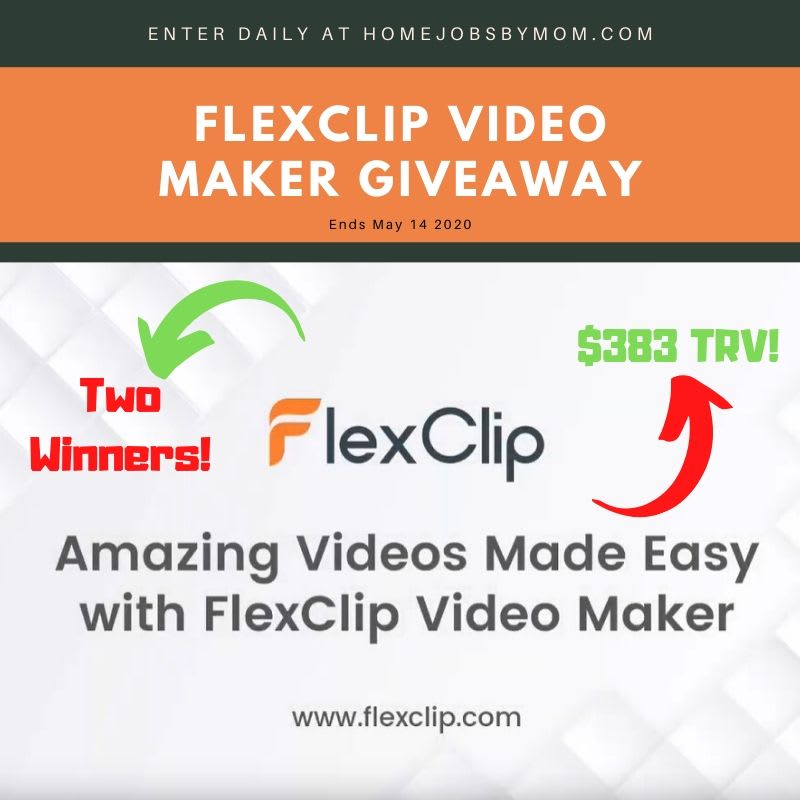 @FlexClipApp Video Maker Giveaway ($383 TRV ~ Ends 5/14)
