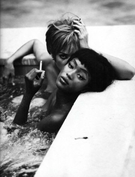 Christy Turlington & Naomi Campbell by Steven Meisel, 1989 | The face magazine, Steven meisel, Fashion photography
