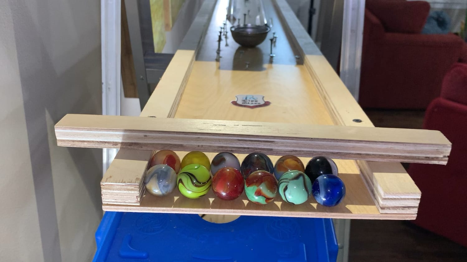 In my free time I enjoy building Marble Tracks and racing marbles to see which one is the fastest. I make a new track each month and create a Tournament for 12 Marbles. Choose your Marble and have some fun. The Full Race will be linked below. If you get beat by the pink ball your ELIMINATED. ..