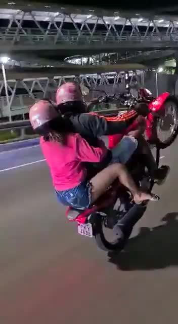 WCGW showing off in your motorcycle