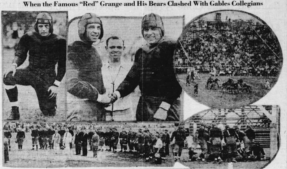 Red Grange's Barnstorming Tour (Part 3/3): In late 1925/early 1926, the Bears' tour took them through Florida and the West Coast.