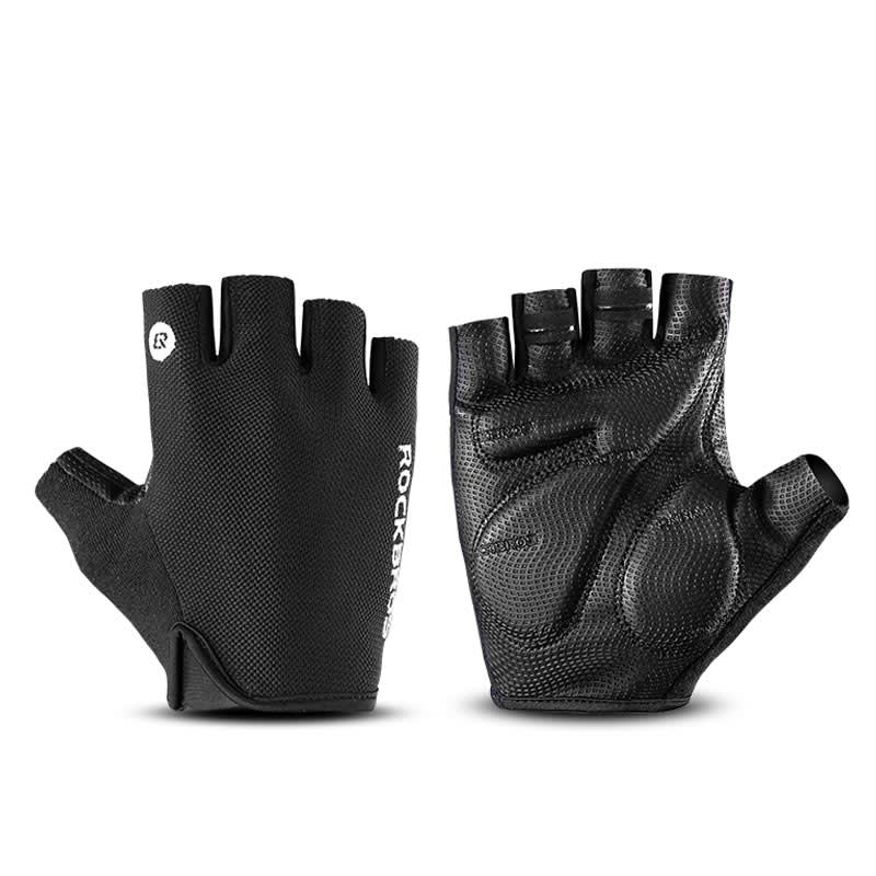 Mens Breathable Anti-slip Half Finger Cycling Gloves