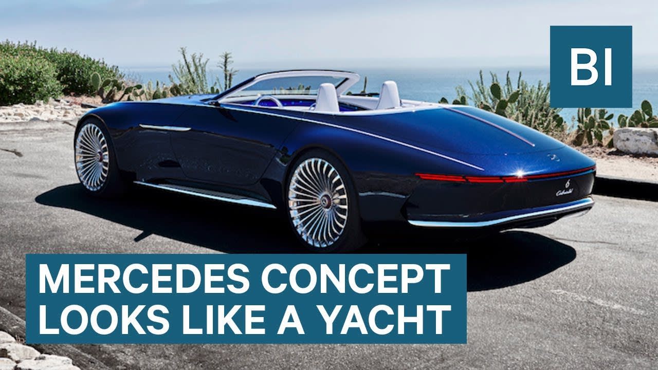 This Electric Mercedes-Benz Concept Looks Like A Luxury Yacht On Wheels