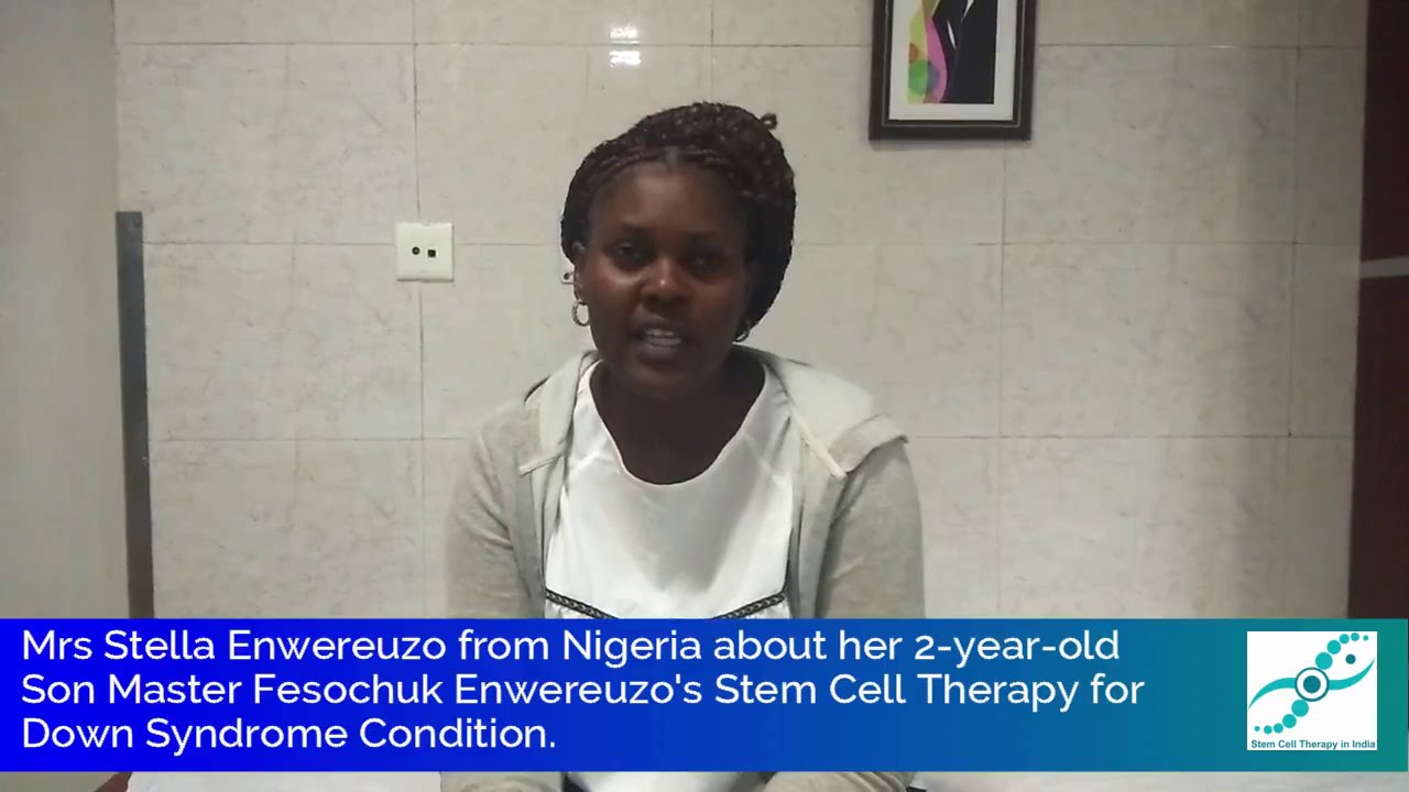 Stem Cell Therapy for Down Syndrome - Mrs Stella Enwereuzo from Nigeria about her 2 year old Son