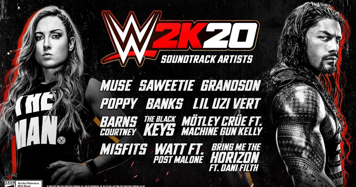 WWE 2K20 In-Game Soundtrack Announced