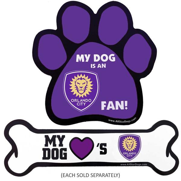 Orlando City SC MLS Car Magnets Pet Dog by All Star Dogs