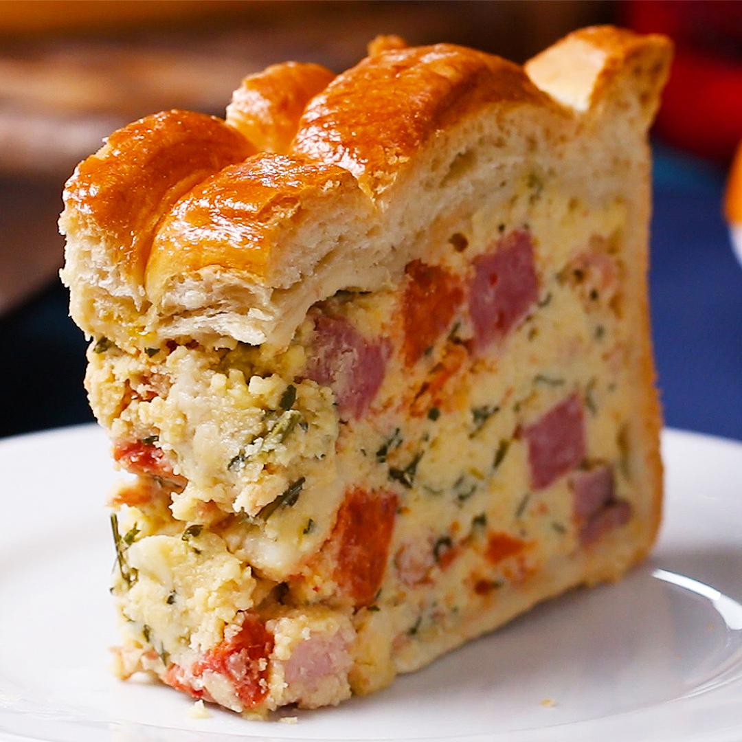 Savory Easter Pie (Pizza Rustica)