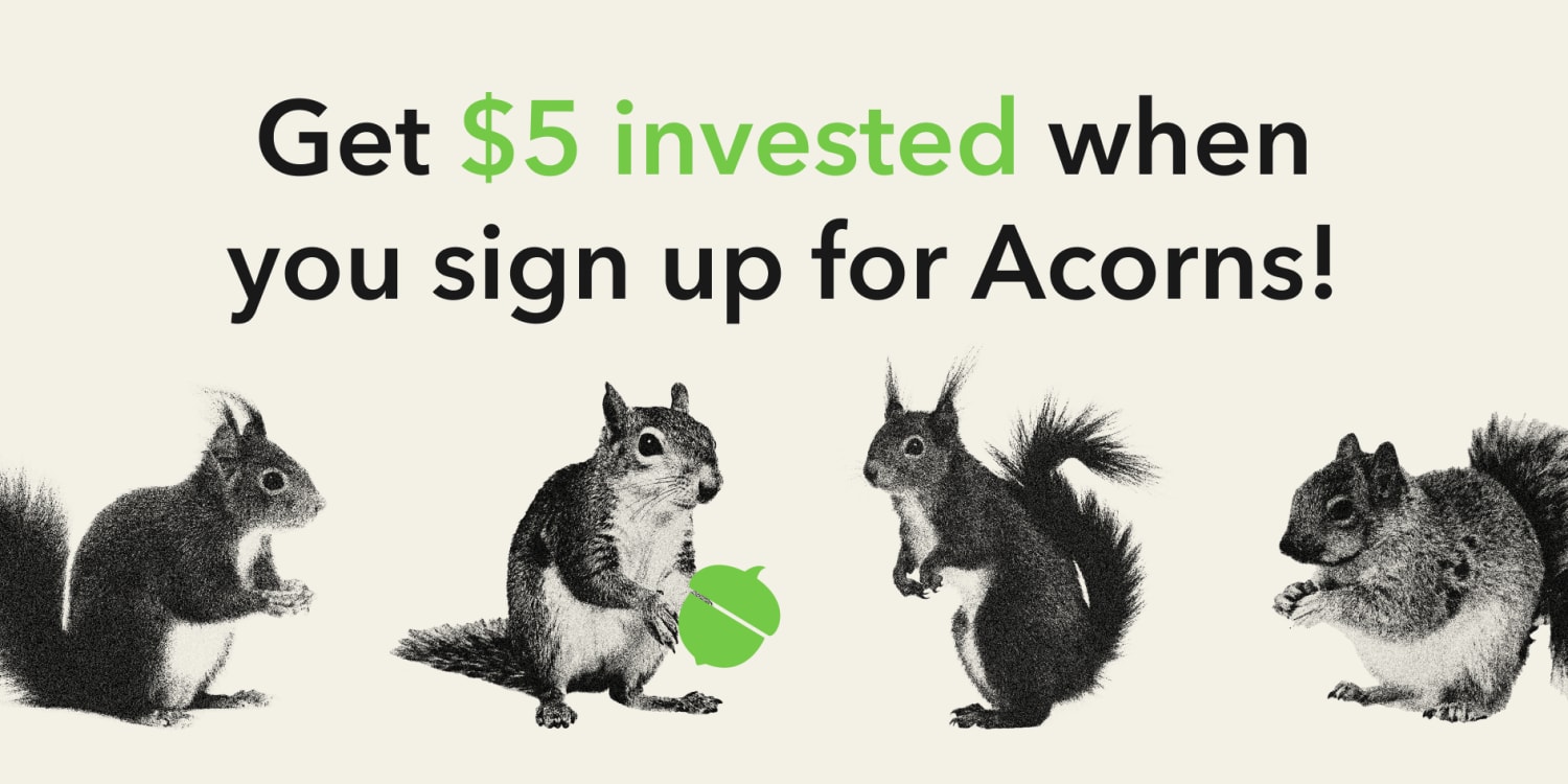 Get $5 when you start investing today