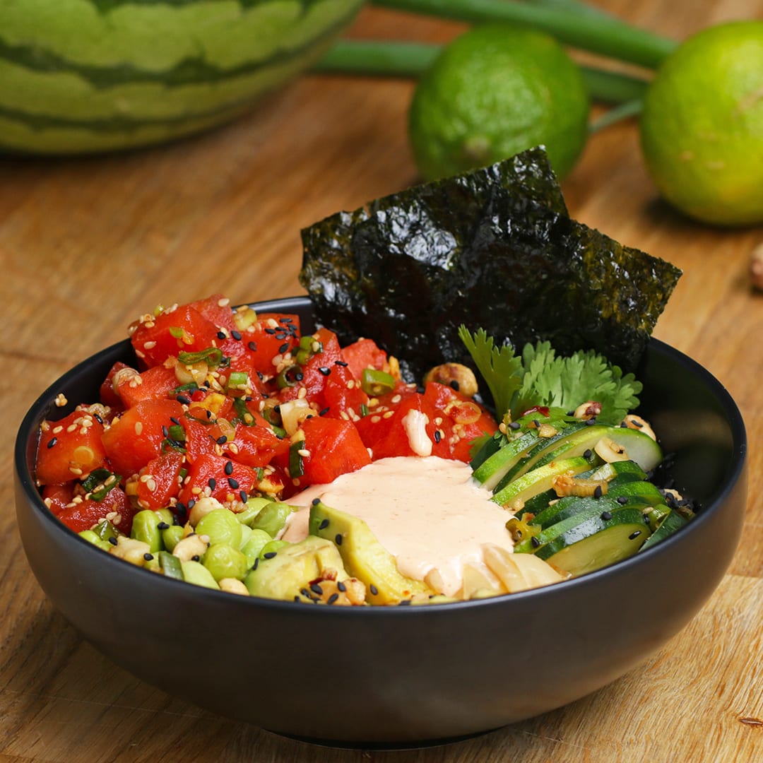 This Watermelon Poke Bowl is a delicious alternative Shop the recipe!