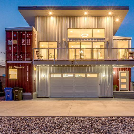Shipping container house in the desert asks $610K