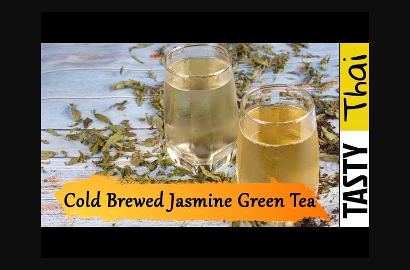 How to Make Cold Brewed Tea - Jasmine Green Tea Easy Cold Brew