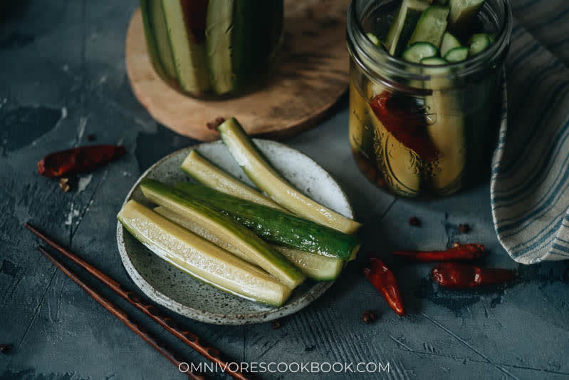 Chinese Pickled Cucumber (A Quick Pickle Recipe)