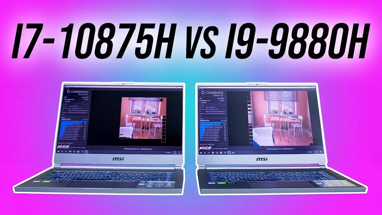 Intel i7-10875H vs i9-9880H - 8 Core CPU Comparison!