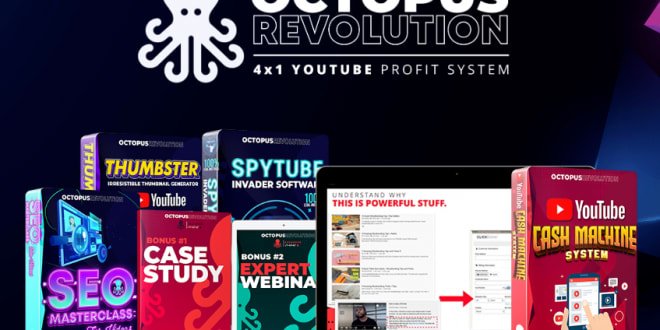 Octopus Revolution Review: 4-IN-1 Youtube Software By Tom Yevsikov - 4U-REVIEW