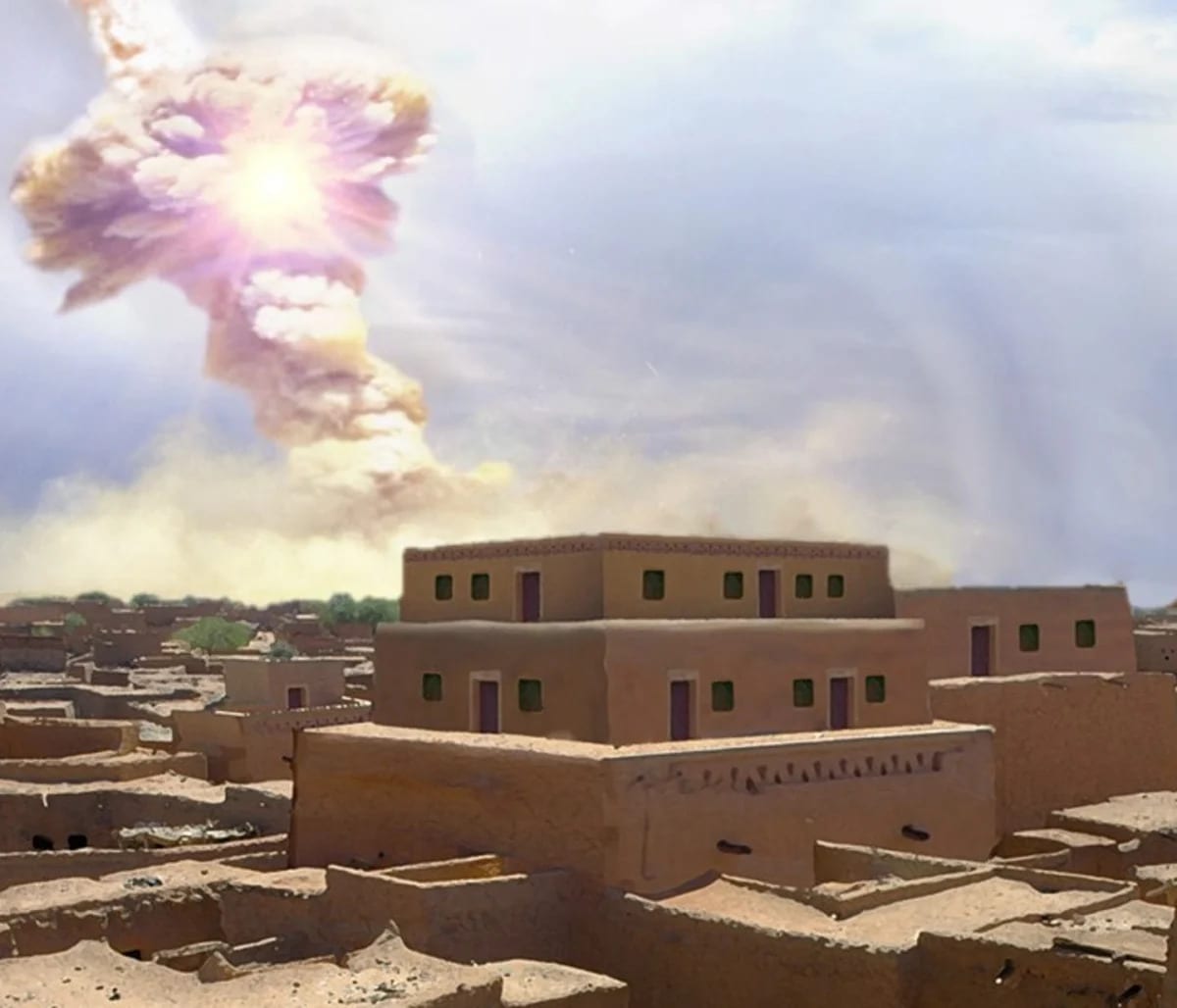 A giant space rock demolished an ancient Middle Eastern city and everyone in it – possibly inspiring the Biblical story of Sodom