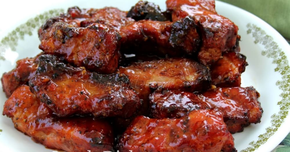 Country Style Ribs with Pepper Jelly Barbecue Sauce