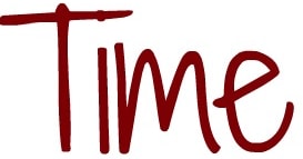 This week my Word of the Week is: Time! #WotW