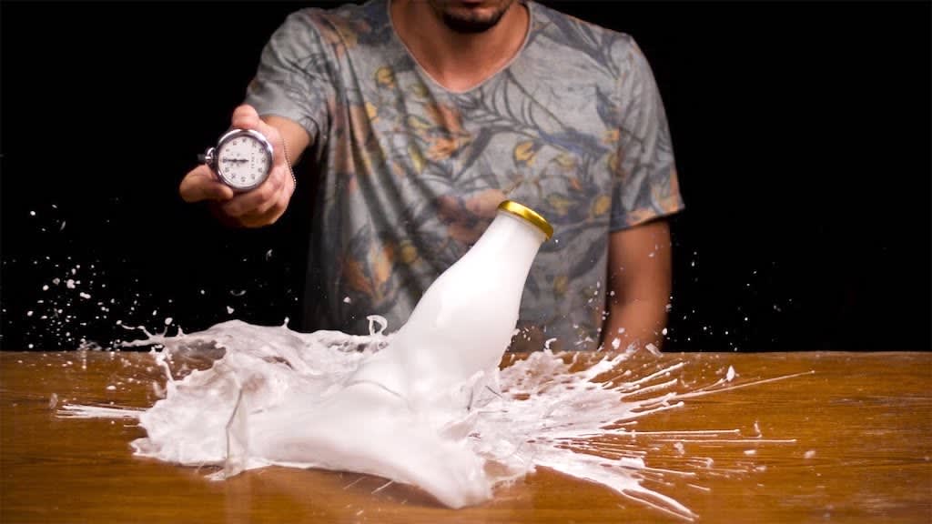 Filmmaker Uses a Series of Slow Motion Techniques to Insert Himself Into Various Situations at Different Times