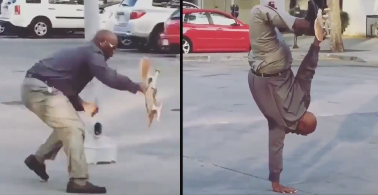 Skateboarding Man In Suit Lives in Shelter, Teaches Low-Income Kids to Skate