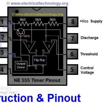 555 Timer - Types, Construction, Working & Application - Block & Circuit - Electrical Technology