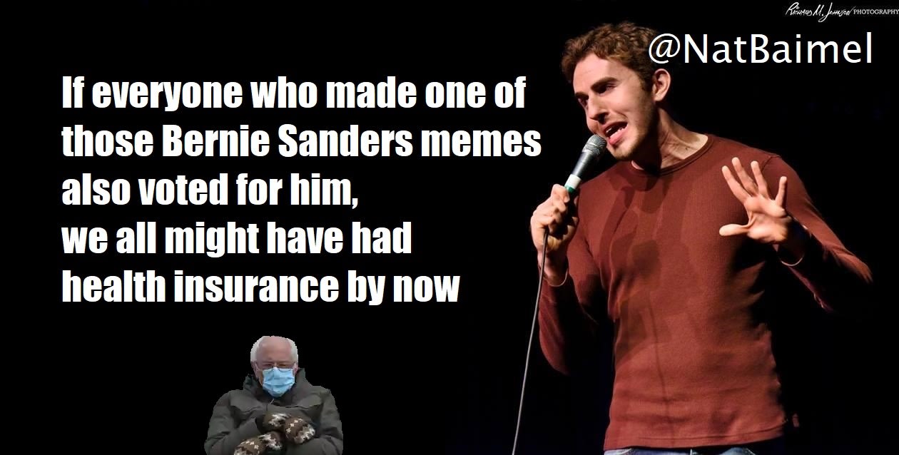 Literally sick of those Bernie memes