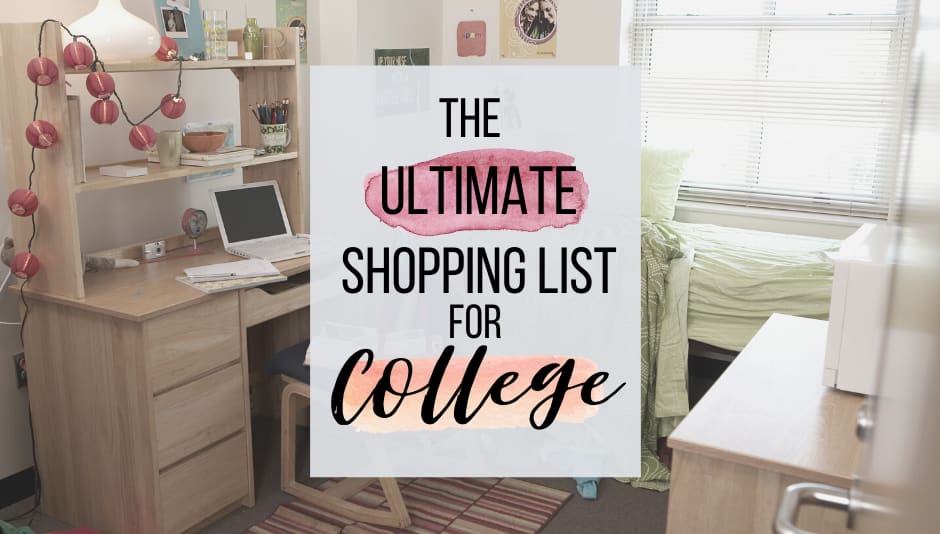 The Ultimate College Shopping List 2020