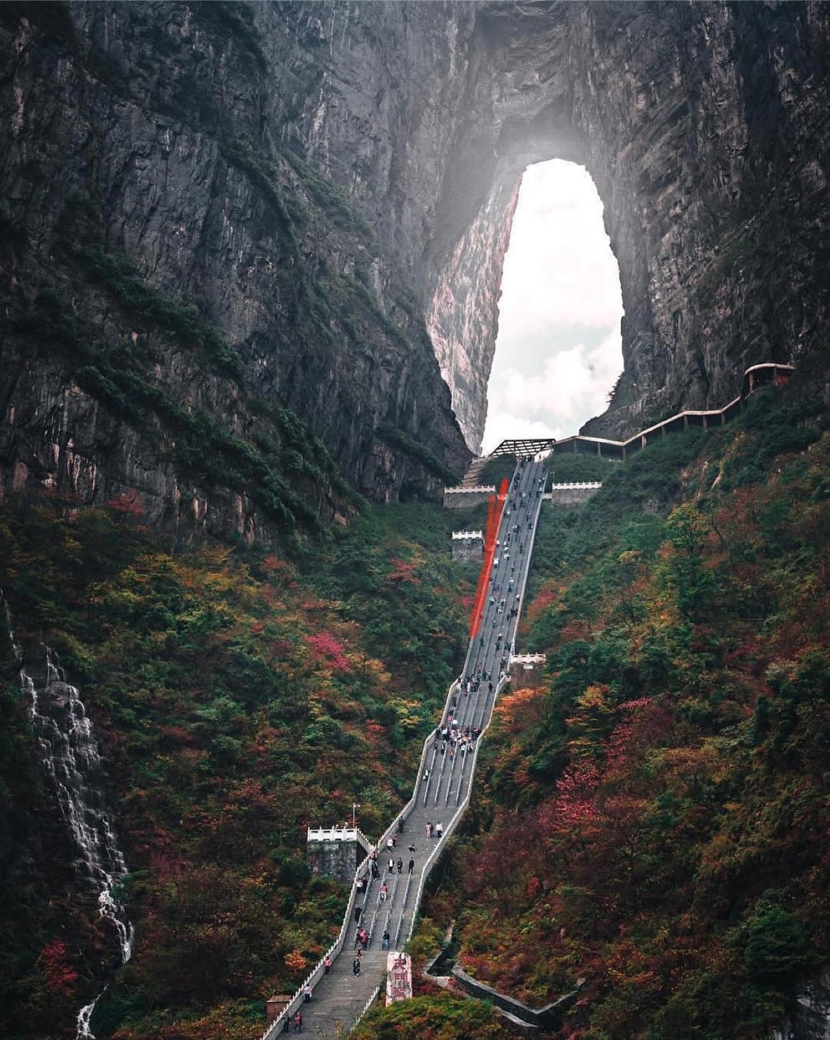 This place in Zhangjiajie, China