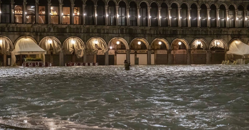 Photos of Venice Underwater: The Highest Tide in 50 Years