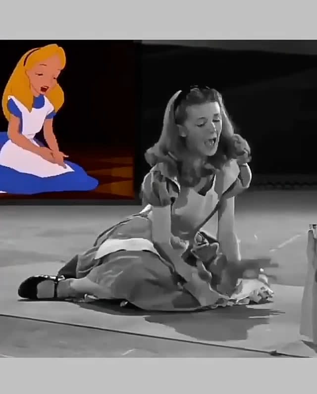 The Live Action Model For Alice In "Alice in Wonderland" (1951)