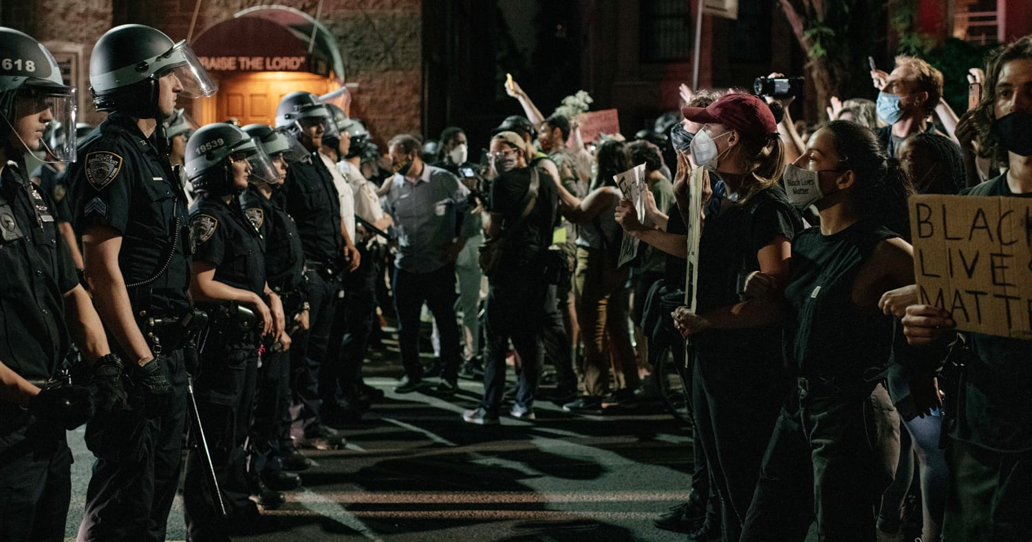 Police In The US Are Beating People To The Ground To Enforce A Curfew That Is Already Racist