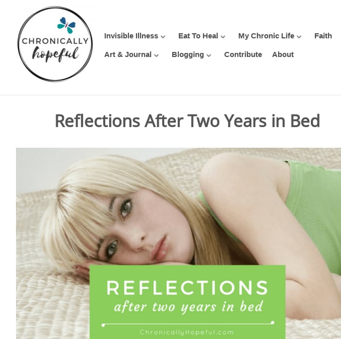Reflections After Two Years in Bed
