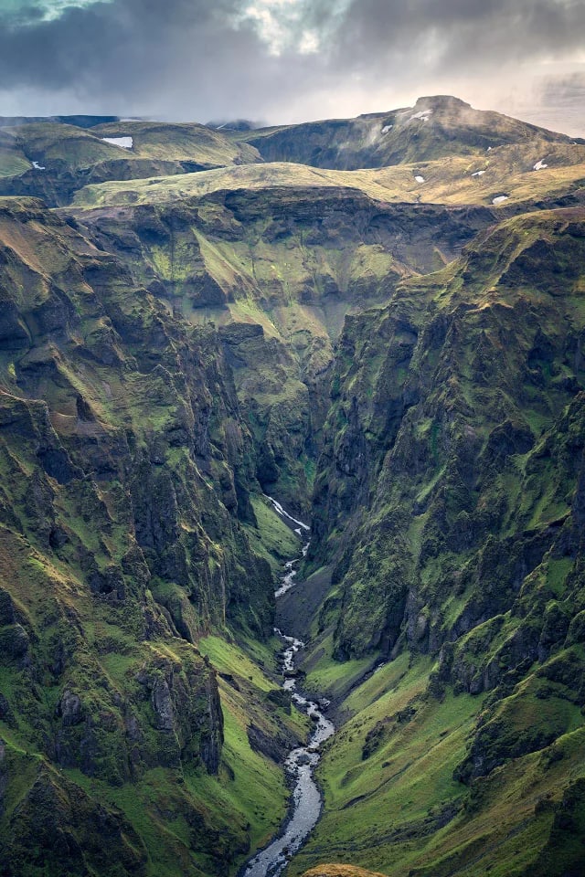 Nameless Canyon in Iceland