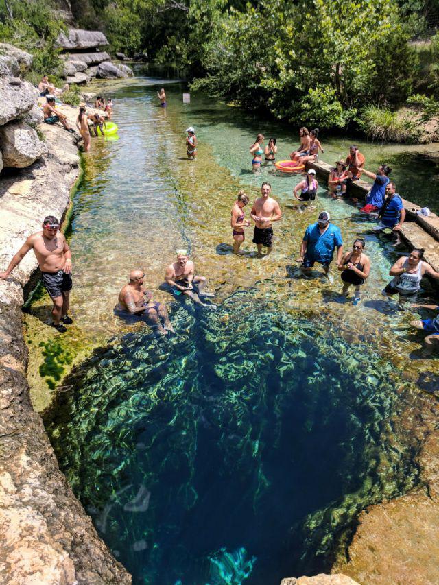 Jacob's Well in Texas, USA