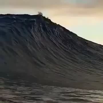 Waves touching clouds