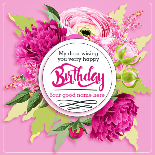 Beautiful Birthday Card Wishes With Name