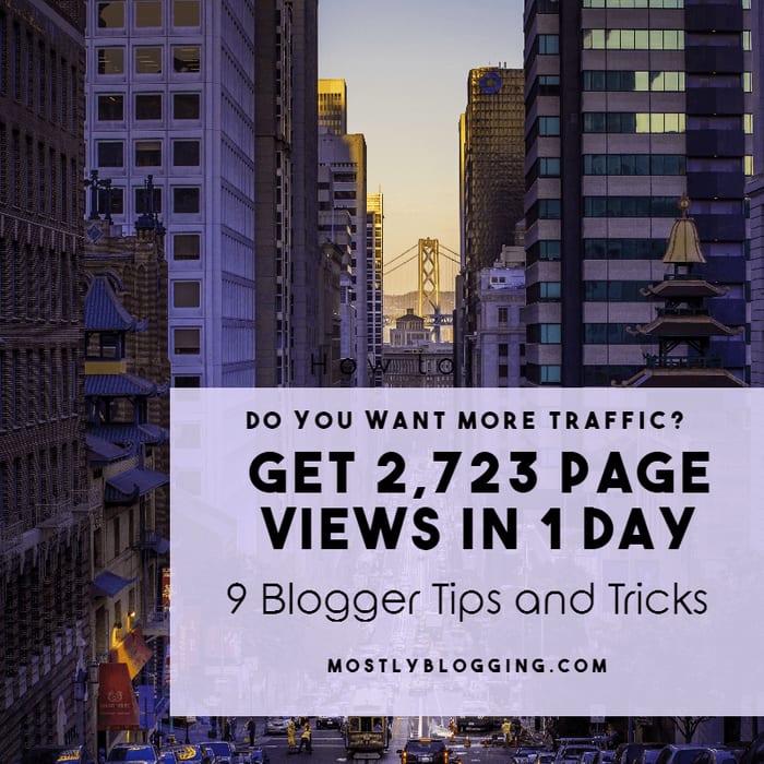 9 Free & Easy Blogger Tips and Tricks: How to See 2,271 Hits Quickly