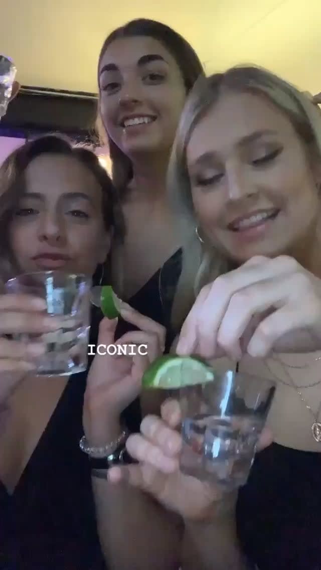 WCGW taking a shot of tequila