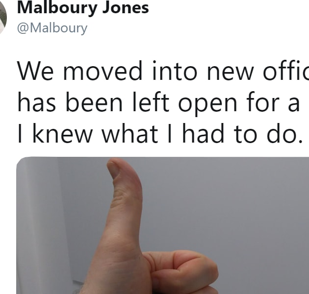 No One Is Fixing A Hole In New Office Wall, So This Guy Trolls Them Into Doing It