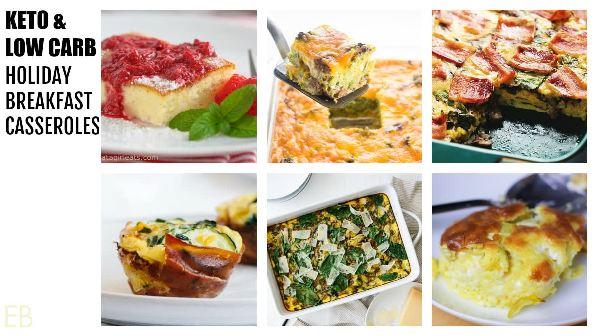 Keto Holiday Breakfast Casseroles