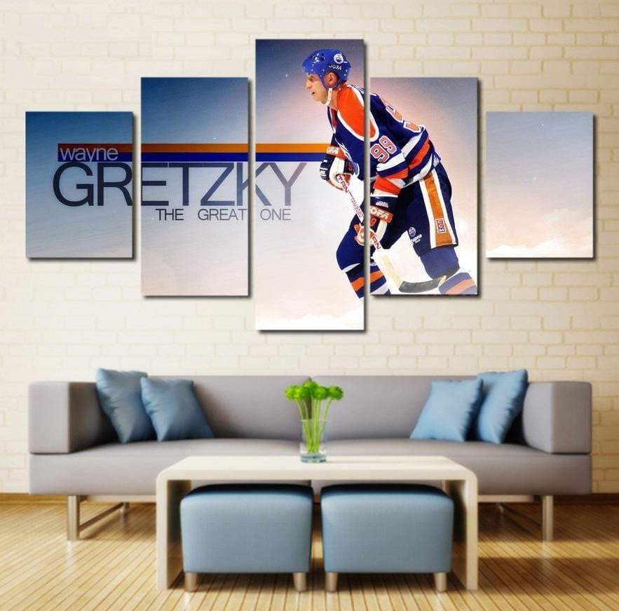 Wayne Gretzky Wall Art Hockey Painting Canvas Home Decor Poster