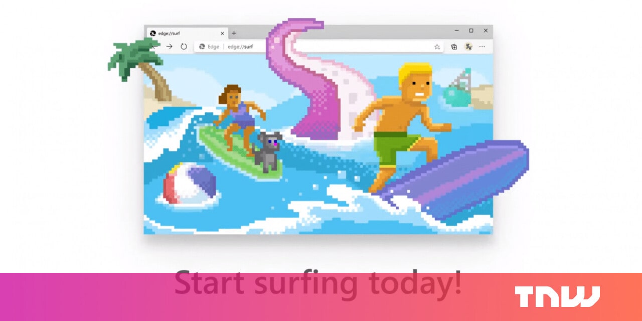 Microsoft brings Edge's hidden Surf Game to everyone