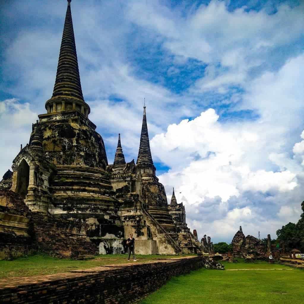 The historic city of Ayutthaya: ruins of the ancient Thai capital